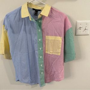 Forever 21 Button Down Short Sleeve Shirt